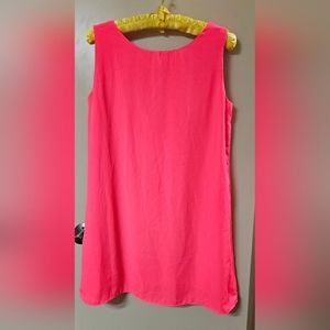 Hot Pink Shift Dress Nymphe